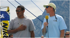 Taty Frans and Rick Whidden at Lake Garda Surfestival