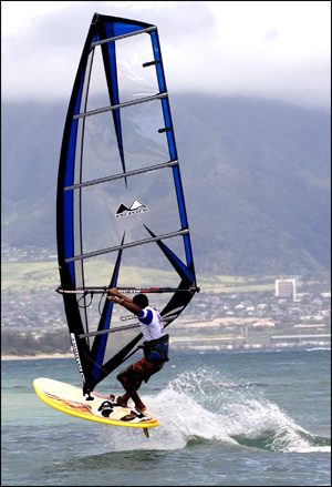 MauiSails Loco Freestyle Sails - Taty Frans in Action MauiSails Loco Freestyle Sails - Taty Frans in Action