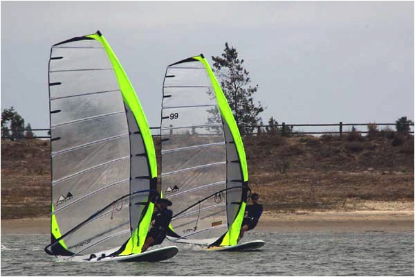 Lasse Uronen and Greg Hedlund on Mission Bay Lasse Uronen and Greg Hedlund on Mission Bay