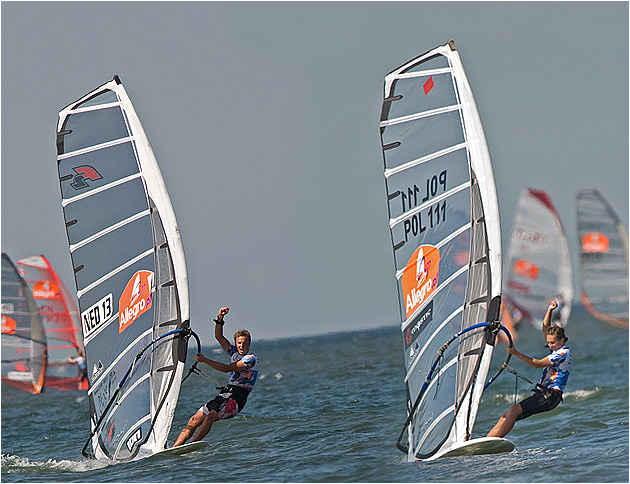 Dennis Littel NED-13, Marta Hlavaty POL-111 winning race after race