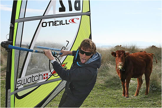 Steven Van Van Broeckhoven trains in Tarifa