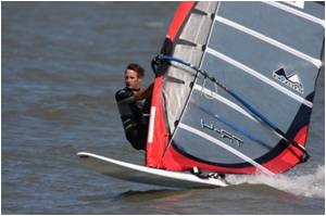 James Dinnis the New Zealand Windsurfing Slalom Nationals 2008-2009