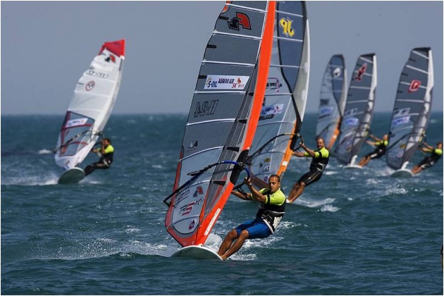 Peter Volwater reports after the first windy day in Korea. Peter Volwater reports after the first windy day in Korea.