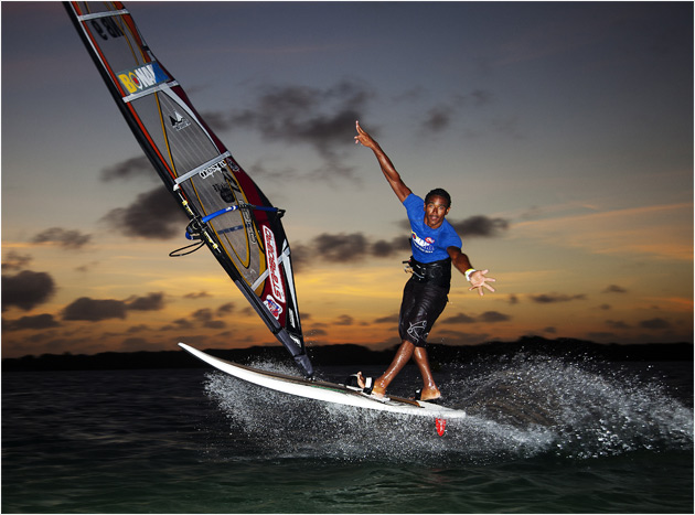 Taty Frans got 3rd spot in PWA Bonair event