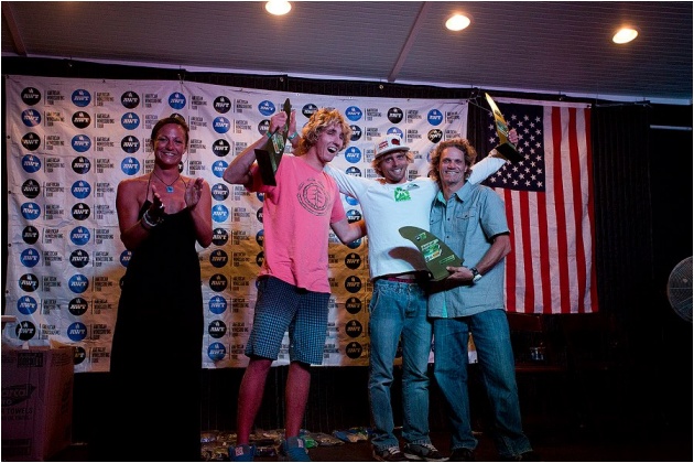 Camille Juban wins the 2012 AWT Hatteras Wave Jam