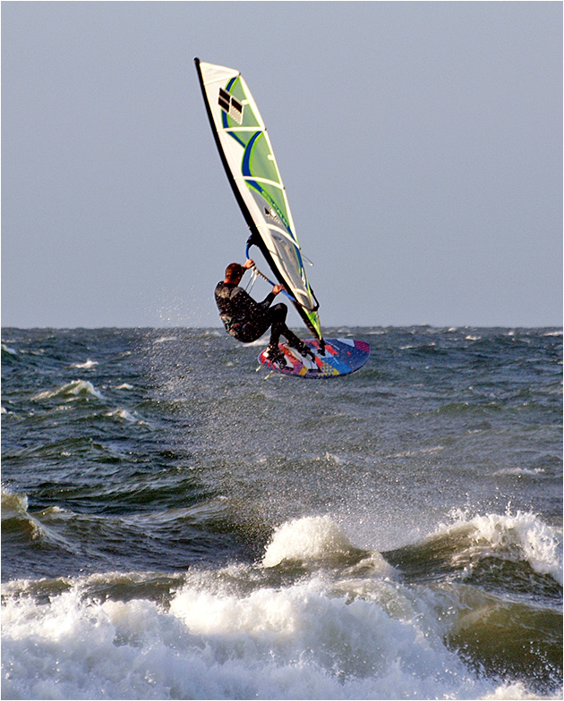 Holger Beer at his home spot near Kiel, Germany