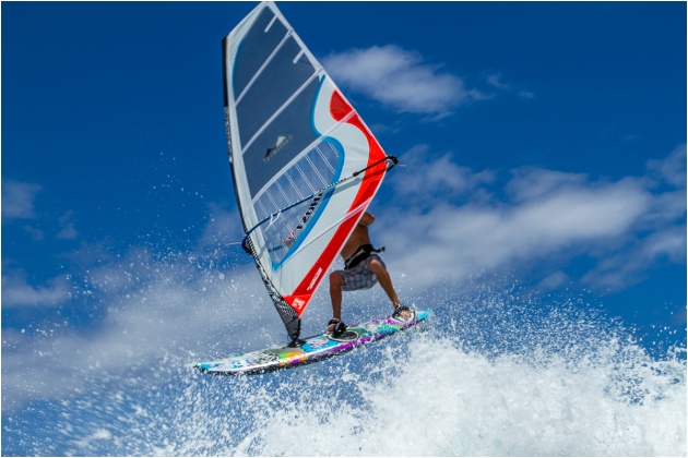 2014 Ghost-XT - the Ultimate technora 5 batten side shore wave sail